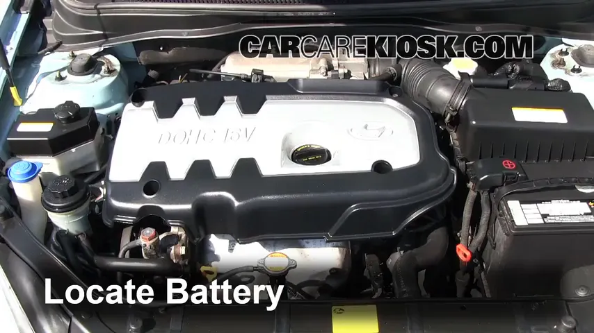 2007 Hyundai Accent SE 1.6L 4 Cyl. Battery Jumpstart